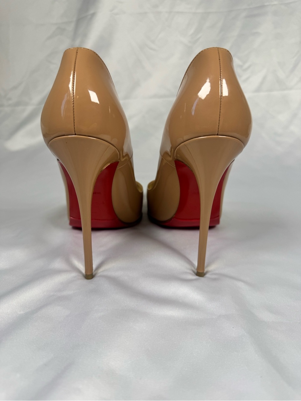 Christian Louboutin So Kate 120 Patent Nude Pumps Sz 37 - Picture 2 of 11